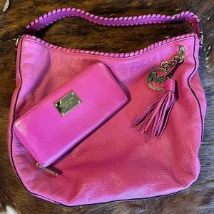 Michael Kors Leather Purse and Wallet